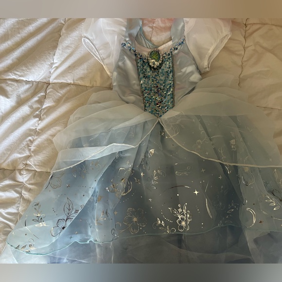 Disney Deluxe princess dresses Size 4T - Picture 4 of 6